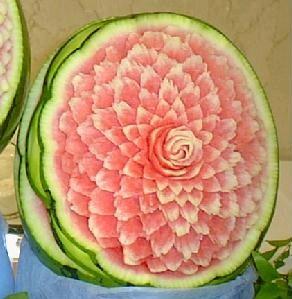 Chinese Watermelon Carving 2