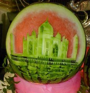 Chinese Watermelon Carving 3
