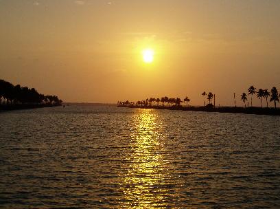 Alleppy Backwaters Sunset 1