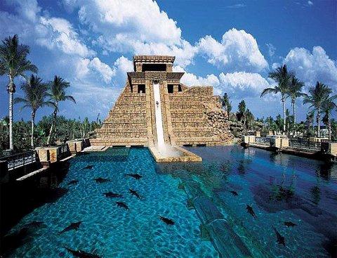 Mayan Temple Pool and Slide